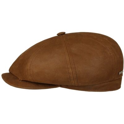 Hatteras Goat Velour Flatcap by Stetson braun S (54-55 cm) male Hatteras Goat Velour Flatcap by Stetson braun S (54-55 cm) male