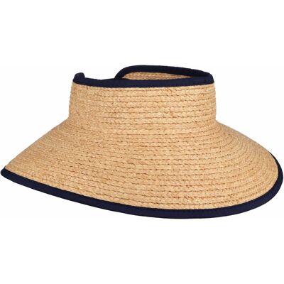 Contrast Edge Visor by Lierys natur-dunkelblau One Size female Contrast Edge Visor by Lierys natur-dunkelblau One Size female