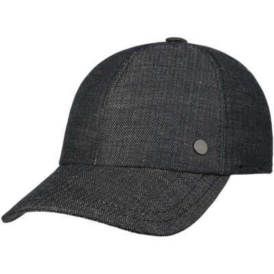 Laramyre Herringbone Cap by Lierys anthrazit One Size unisex Laramyre Herringbone Cap by Lierys anthrazit One Size unisex