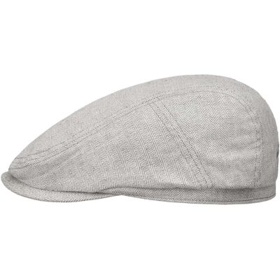 Summer Herringbone Flatcap by bugatti hellgrau L (58-59 cm) male Summer Herringbone Flatcap by bugatti hellgrau L (58-59 cm) male