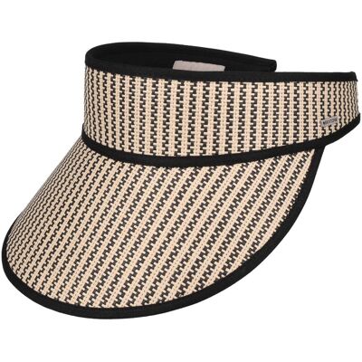 Newport Visor by Brixton schwarz-cremeweiß One Size female Newport Visor by Brixton schwarz-cremeweiß One Size female