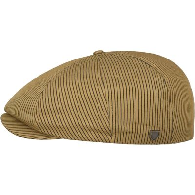 Brood Cotton Houndstooth Flatcap by Brixton dunkelbeige XL (61-62 cm) male Brood Cotton Houndstooth Flatcap by Brixton dunkelbeige XL (61-62 cm) male