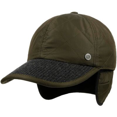 Quilted Style-Mix Cap mit Ohrenklappen by bugatti oliv 58 cm male Quilted Style-Mix Cap mit Ohrenklappen by bugatti oliv 58 cm male