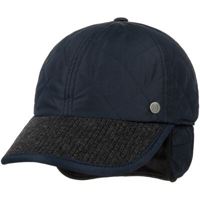Quilted Style-Mix Cap mit Ohrenklappen by bugatti dunkelblau 58 cm male Quilted Style-Mix Cap mit Ohrenklappen by bugatti dunkelblau 58 cm male