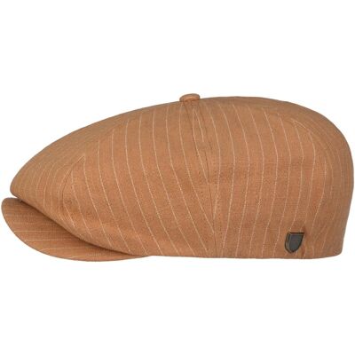 Brood Pinstripe Flatcap by Brixton braun S (55-56 cm) male Brood Pinstripe Flatcap by Brixton braun S (55-56 cm) male