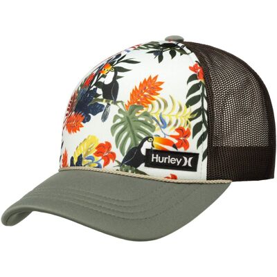M Rincon Tropic Trucker Cap by Hurley weiß-grau One Size unisex M Rincon Tropic Trucker Cap by Hurley weiß-grau One Size unisex
