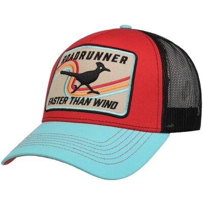 Faster Than Wind Cap by King Kerosin blau-rot One Size male Faster Than Wind Cap by King Kerosin blau-rot One Size male