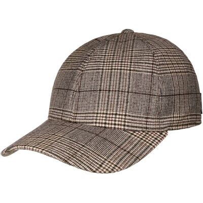 Pienza Check Wool Mix Cap by Borsalino beige-braun 59 cm unisex Pienza Check Wool Mix Cap by Borsalino beige-braun 59 cm unisex