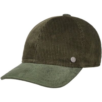 Cotton Corduroy Cap by Lierys oliv One Size unisex Cotton Corduroy Cap by Lierys oliv One Size unisex