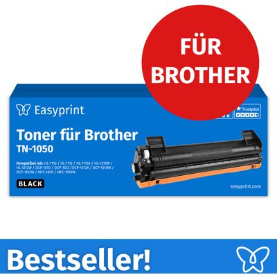 Easyprint Toner für Brother TN1050, Schwarz, 1 Stück Easyprint Toner für Brother TN1050, Schwarz, 1 Stück