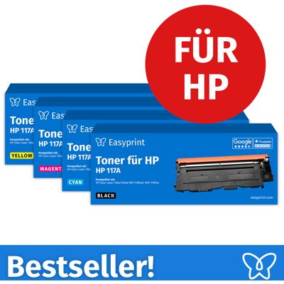 Easyprint Toner für HP 117A, Multipack (BK/C/M/Y), 1 Stück Easyprint Toner für HP 117A, Multipack (BK/C/M/Y), 1 Stück