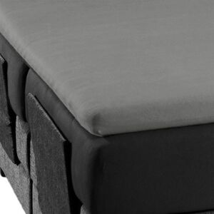 Kirsten Balk Boxspring-Spannbetttuch für Topper Dunkelgrau Kirsten Balk Boxspring-Spannbetttuch für Topper Dunkelgrau