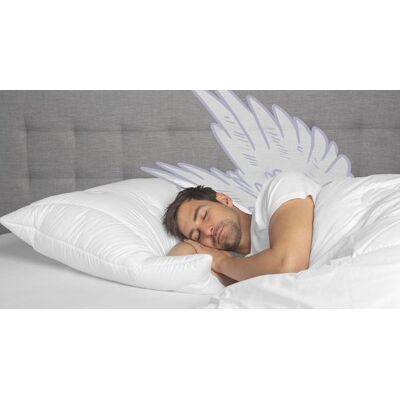 SCHLAFSTIL - F400 - Weiß - 40x80 cm - Pillow SCHLAFSTIL - F400 - Weiß - 40x80 cm - Pillow