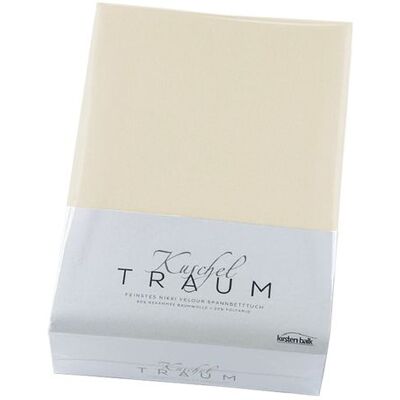Kirsten Balk Spannbetttuch Nicki-Velours Sand Kirsten Balk Spannbetttuch Nicki-Velours Sand