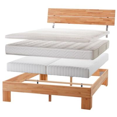 Boxspring-Einlegesystem Kingston Weiß 44x119x208cm Boxspring-Einlegesystem Kingston Weiß 44x119x208cm