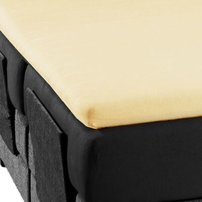 Kirsten Balk Boxspring-Spannbetttuch für Topper Sand Kirsten Balk Boxspring-Spannbetttuch für Topper Sand