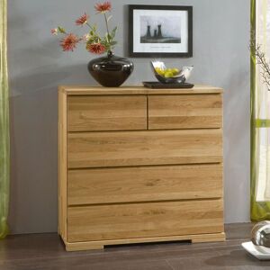 Kommode Andalucia Variante 3 Kernbuche/Wildeiche Massivholz mit Schubladen Natur 90x90x40cm Kommode Andalucia Variante 3 Kernbuche/Wildeiche Massivholz mit Schubladen Natur 90x90x40cm