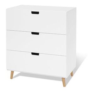 Kommode Kids Town Retro teilmassiv mit Schubladen Hellgrau 70x70x42cm Kommode Kids Town Retro teilmassiv mit Schubladen Hellgrau 70x70x42cm