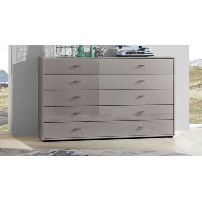 Kommode Plymouth mit Schubladen Hellgrau 86x40x43cm Kommode Plymouth mit Schubladen Hellgrau 86x40x43cm