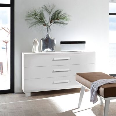 Kommode Perama mit Schubladen Weiß 71x120x46cm Kommode Perama mit Schubladen Weiß 71x120x46cm