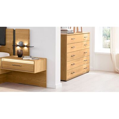 Musterring Kommode Sorrent Eiche teilmassiv mit Schubladen 86x80x43cm Musterring Kommode Sorrent Eiche teilmassiv mit Schubladen 86x80x43cm