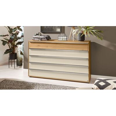 Musterring Kommode Savona 2.0 Eiche teilmassiv mit Schubladen Sand 86x60x43cm Musterring Kommode Savona 2.0 Eiche teilmassiv mit Schubladen Sand 86x60x43cm