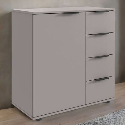 Kommode Leif mit Schubladen Hellgrau 83x81x41cm Kommode Leif mit Schubladen Hellgrau 83x81x41cm