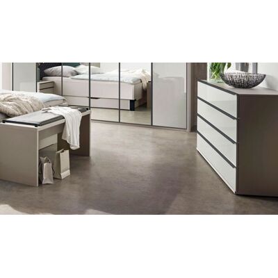 Kommode Loyd mit Schubladen Hellgrau 82x75x42cm Kommode Loyd mit Schubladen Hellgrau 82x75x42cm