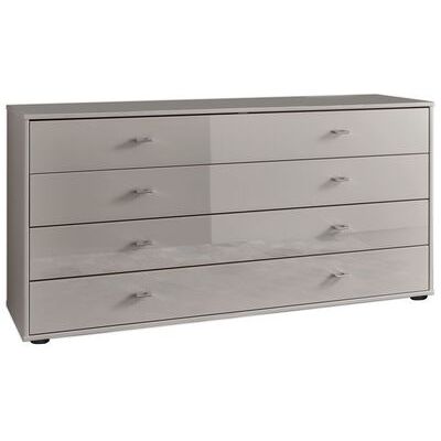 Kommode Plymouth mit Schubladen Hellgrau 70x60x43cm Kommode Plymouth mit Schubladen Hellgrau 70x60x43cm