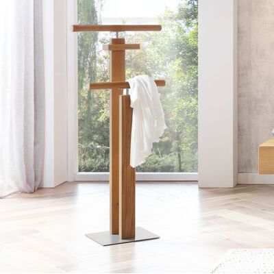 Herrendiener Natura Eiche Massivholz Braun 107x45x28cm Herrendiener Natura Eiche Massivholz Braun 107x45x28cm