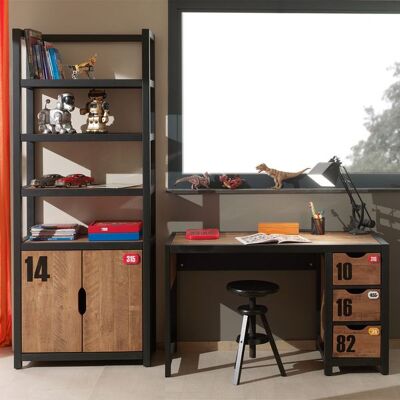 Schreibtisch Beli Kiefer teilmassiv Braun 75x130x60cm Schreibtisch Beli Kiefer teilmassiv Braun 75x130x60cm