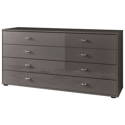 Kommode Harrow mit Schubladen Taupe 70x141x43cm Kommode Harrow mit Schubladen Taupe 70x141x43cm