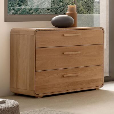 Kommode Trosa Eiche Massivholz mit Schubladen 77x105x48cm Kommode Trosa Eiche Massivholz mit Schubladen 77x105x48cm
