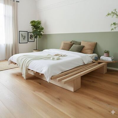Tojo Bett V Buche Massivholz 90x200cm 23x90 x190cm Tojo Bett V Buche Massivholz 90x200cm 23x90 x190cm