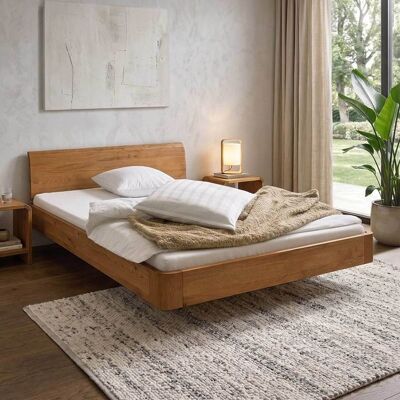 Bett Ecuador Eiche Massivholz Braun 80x168x229cm Bett Ecuador Eiche Massivholz Braun 80x168x229cm