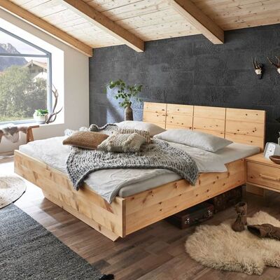Bett Antelao Komfort Zirbe Massivholz 96x107x231cm Bett Antelao Komfort Zirbe Massivholz 96x107x231cm