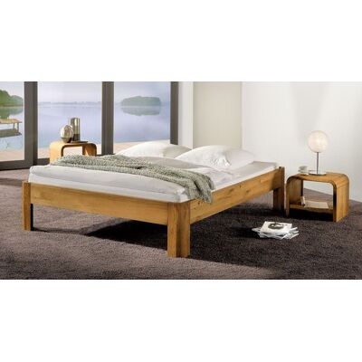 Bett Santa Clara Eiche Massivholz ohne Kopfteil 43x108x217cm Bett Santa Clara Eiche Massivholz ohne Kopfteil 43x108x217cm
