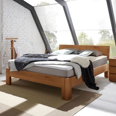 Boxspringbett Kingston Eiche Massivholz Braun 93x208x219cm Boxspringbett Kingston Eiche Massivholz Braun 93x208x219cm