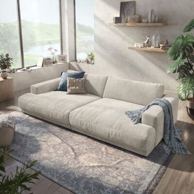 HOMELIV. Big Sofa Bahia 290x170x85cm Sand 85x290x170cm HOMELIV. Big Sofa Bahia 290x170x85cm Sand 85x290x170cm
