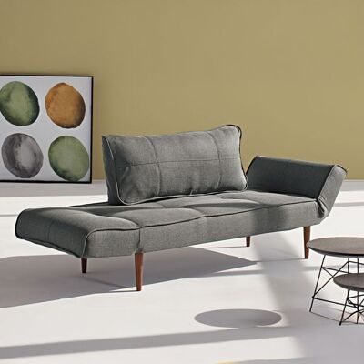 Schlafsofa Lescott Webstoff/Cord/Bouclé Sand 75x200x72cm Schlafsofa Lescott Webstoff/Cord/Bouclé Sand 75x200x72cm