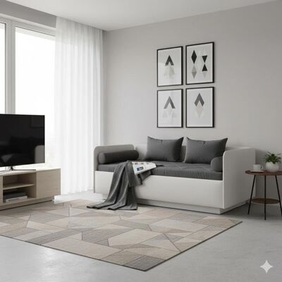 Schlafsofa Eriko Komfort Kunstleder mit Bettkasten Weiß 80x458x129cm Schlafsofa Eriko Komfort Kunstleder mit Bettkasten Weiß 80x458x129cm