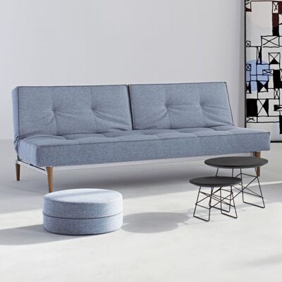 Schlafsofa Zelie Webstoff Blau 80x210x91cm Schlafsofa Zelie Webstoff Blau 80x210x91cm