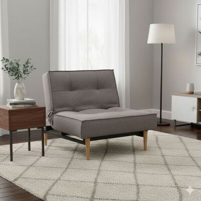 Sessel Gohar Webstoff 90x91x80 cm Braun 80x90x91cm Sessel Gohar Webstoff 90x91x80 cm Braun 80x90x91cm
