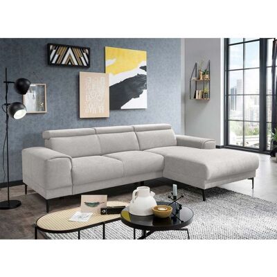 HOMELIV. Root Ecksofa 246x167x76cm Hellgrau 76x246x167cm HOMELIV. Root Ecksofa 246x167x76cm Hellgrau 76x246x167cm