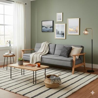 Schlafsofa Alexie Webstoff 232x99x82 cm Dunkelgrau 82x232x99cm Schlafsofa Alexie Webstoff 232x99x82 cm Dunkelgrau 82x232x99cm