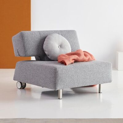 Sessel Thando Webstoff 85x93x74 cm Hellgrau 74x85x93cm Sessel Thando Webstoff 85x93x74 cm Hellgrau 74x85x93cm