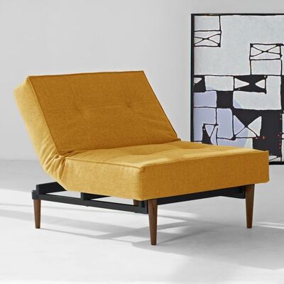 Sessel Walton Webstoff/Bouclé Gelb 79x90x90cm Sessel Walton Webstoff/Bouclé Gelb 79x90x90cm
