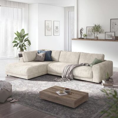 HOMELIV. Ecksofa Bahia 325x225x85cm Sand 85x325x225cm HOMELIV. Ecksofa Bahia 325x225x85cm Sand 85x325x225cm