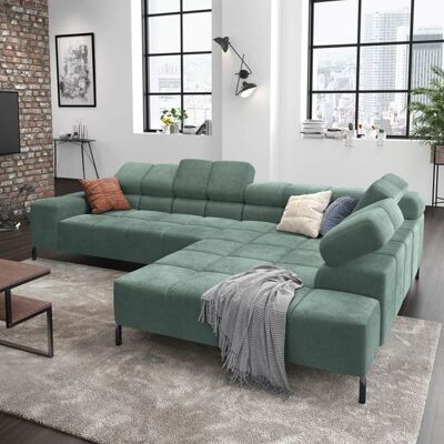 HOMELIV. Ecksofa Cambridge Feincord Grün 72x321x216cm HOMELIV. Ecksofa Cambridge Feincord Grün 72x321x216cm