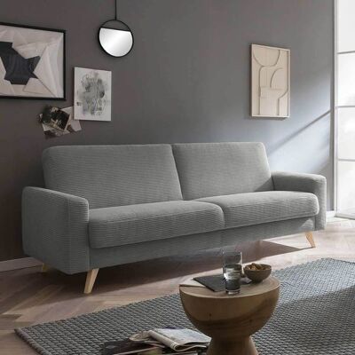 HOMELIV. Moss Schlafsofa 222x93x89cm Hellgrau 89x222x93cm HOMELIV. Moss Schlafsofa 222x93x89cm Hellgrau 89x222x93cm